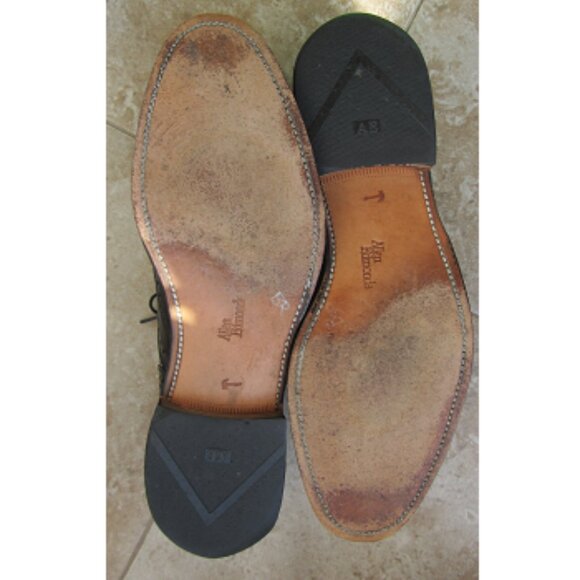 Allen Edmonds Black Leather Wingtip Oxfords 11.5 C - Picture 8 of 8